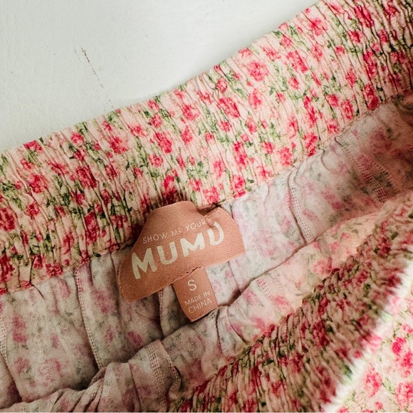 Show me your MUMU Floral ruffle mini skirt size s - Picture 3 of 7